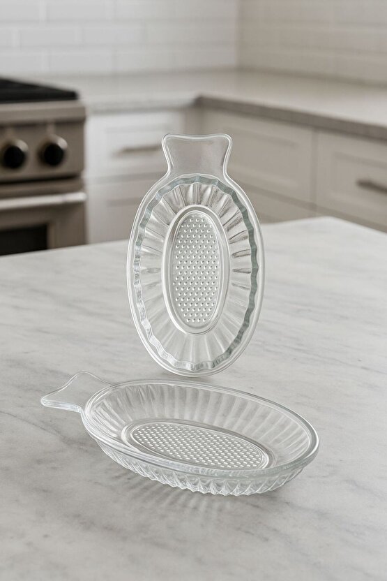 Cam Balık Şekilli Rende – Bebek Maması Meyve Sebze Rendesi