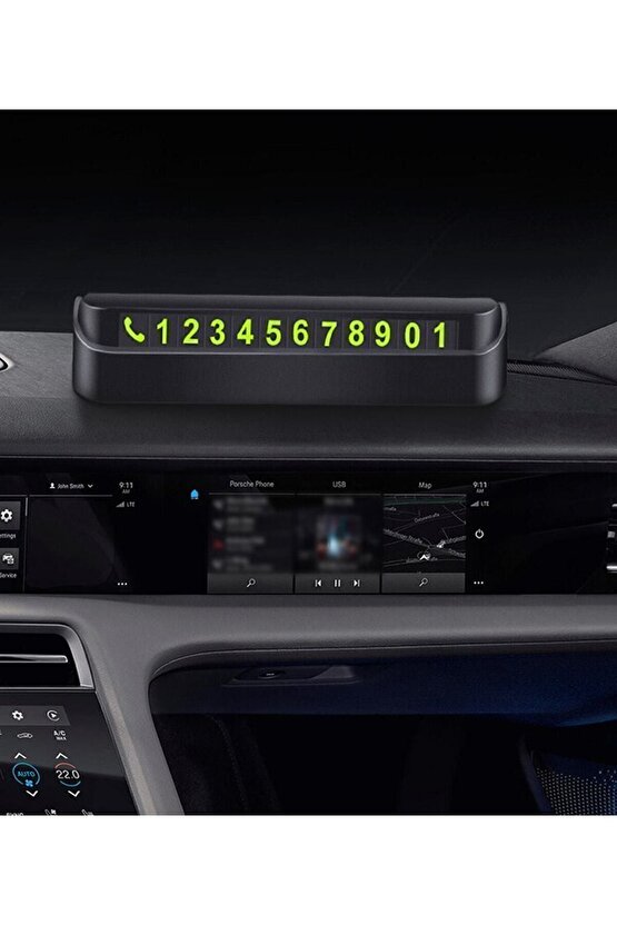 Araç Numaratör Torpido Üzeri Park Telefon Numaratörü