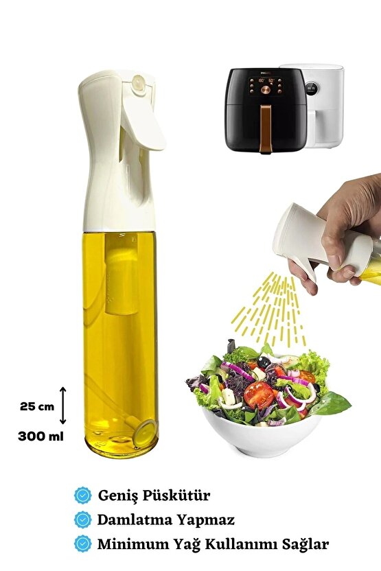 Sprey Cam Yağlık Air Fryer Fritöz Yağ Püskürtücü