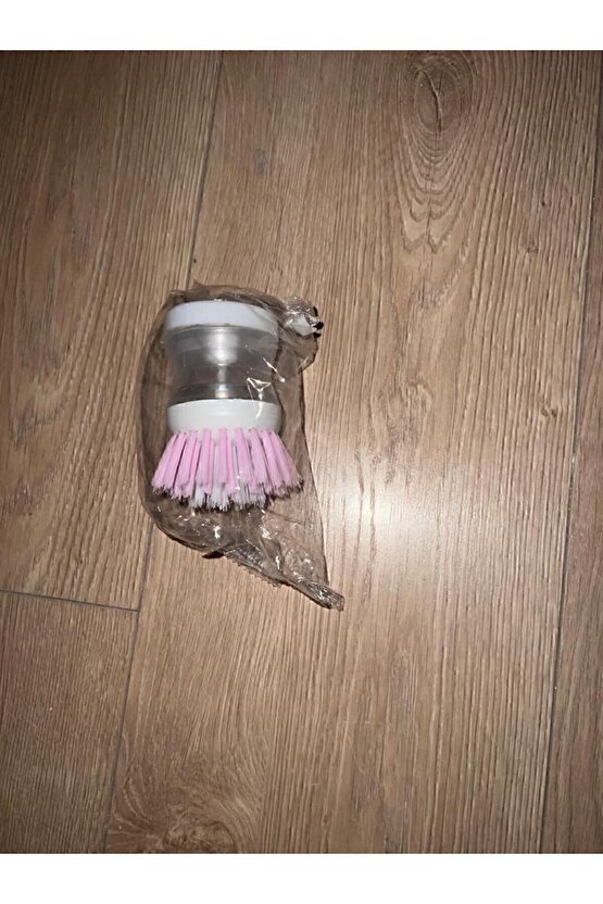 Deterjan Hazneli Kullanışlı Bulaşık Fırçası Butonlu Pratik Kullanım