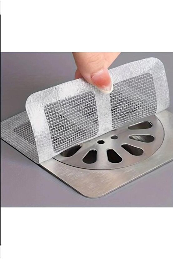 4 Adet Yapışkanlı Gider Kapatacı Lavabo Tıkacı Gider Kapağı