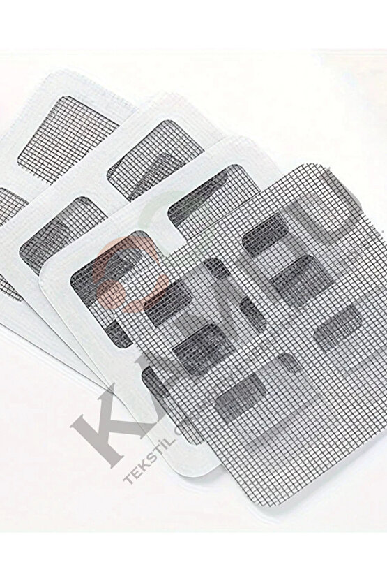 5 Adet 9x9 cm Yapışkanlı Lavabo Gider Süzgeci, Böcek Önleyici, Kıl Tüy Önceleyici, Lavabo Süzgeci