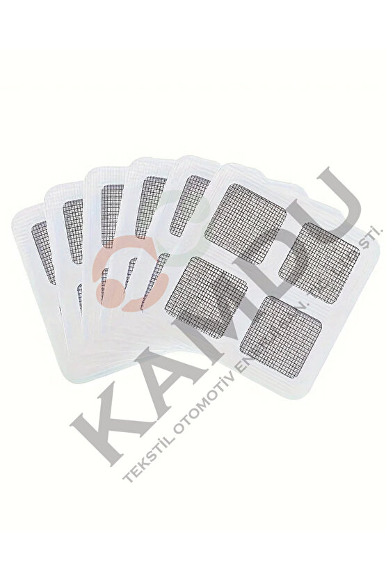 5 Adet 9x9 cm Yapışkanlı Lavabo Gider Süzgeci, Böcek Önleyici, Kıl Tüy Önceleyici, Lavabo Süzgeci