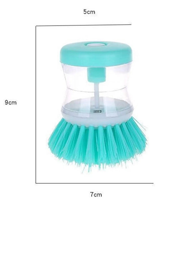 Deterjan Hazneli Kolay Bulaşık Yıkama Lavabo Tezgah Tabak Tencere Tava Temizleme Fırça ve Tencere Ta