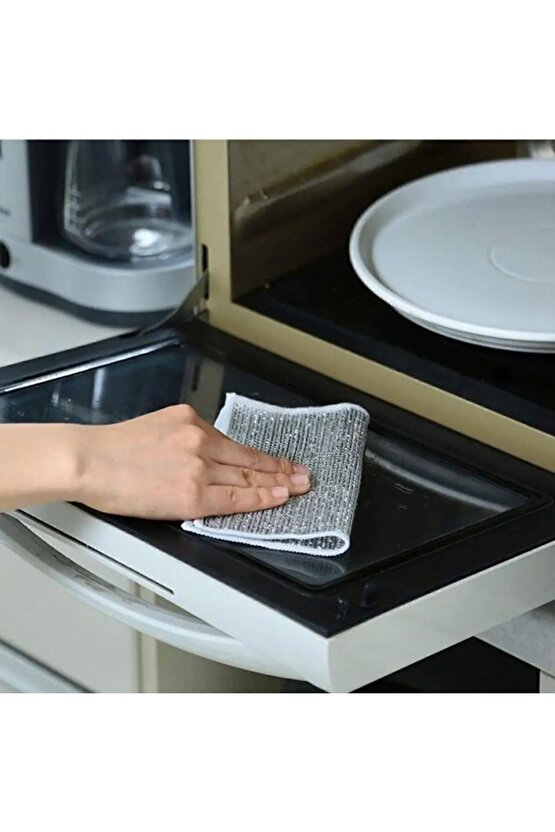 Main Shop 1 Adet Çok Fonksiyonlu Çizilmez Tel Bulaşık Bezi Çelik Tel Bulaşık Havlusu M-602