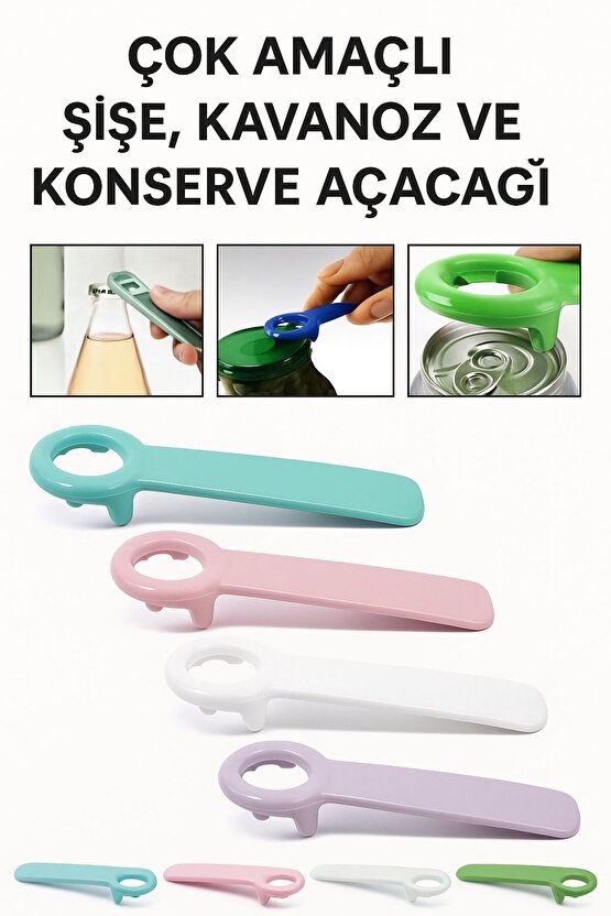 Çok Amaçlı Şişe, Kavanoz ve Konserve Açacağı
