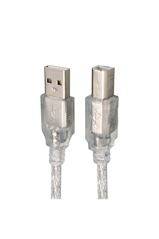 PM-3267 3 Metre Şeffaf USB 2.0 Yazıcı Kablosu