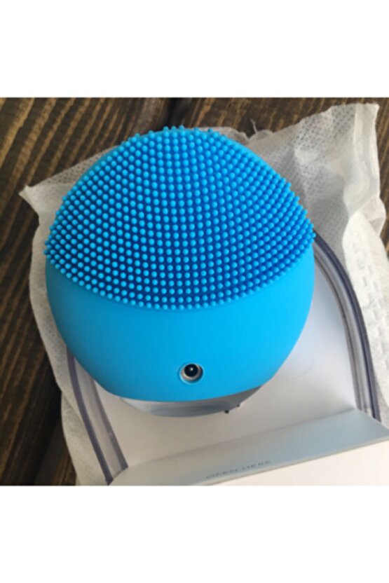 Unisex Renkli Süper Şarjlı Silikon Yüz Temizleme Fırçası