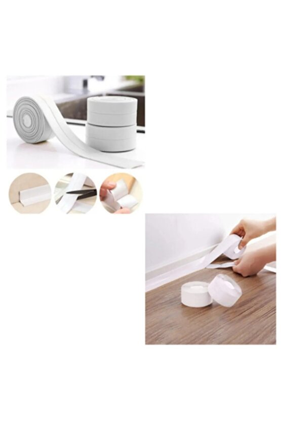 Su Sızdırmaz Geçirmez Bant Lavabo Küvet Kenar Bandı Küvet Duş 3,2 M X 1 Bant
