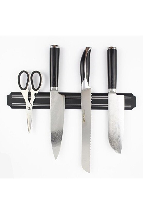 33 Cm Mıknatıslı Bıçak Askısı Makas Satır Tutucu Rafı