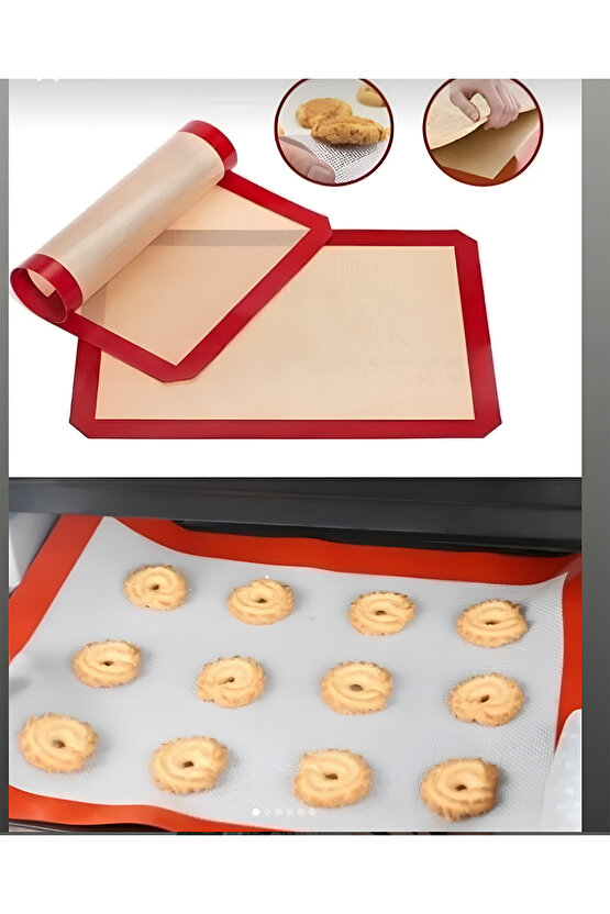 Silikon Yıkanabilir Fırın Pişirme Matı