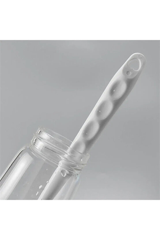 Silikon Kaliteli Yeni Nesil Uzun Saplı Şişe Bardak Kavanoz Matara Biberon Emzik Yıkama Fırçası 1 Ad