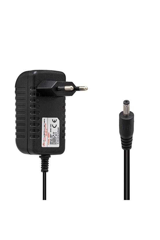PM-620 18 Volt - 1 Amper 3.5*1.35 Mm Uçlu Plastik Kasa Priz Tipi Adaptör