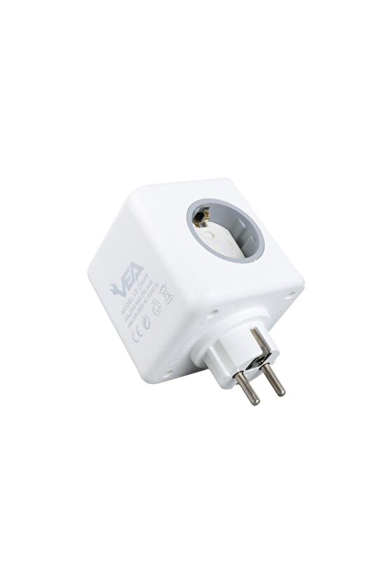 3 Soketli 2 USB + TYPE-C Çocuk ve Dijital Termal Korumalı Priz KPF45-1M