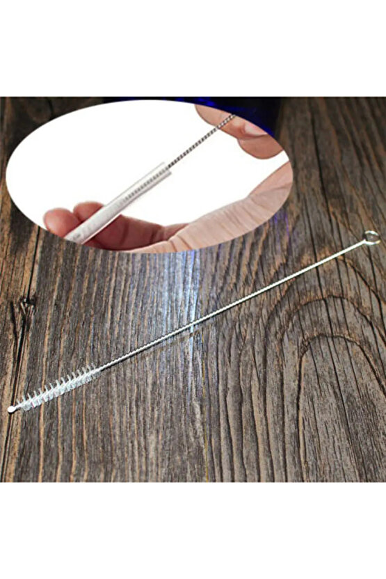 Pratik Cam Ve Metal Krom Pipet Temizleme Fırçası | Pipet Temizlik Fırçası - 1 Adet