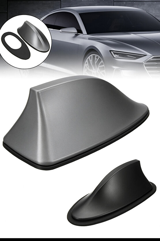 Elektrikli Her Araca Uygun Gri Shark Köpek Balığı Balina Tavan Anteni