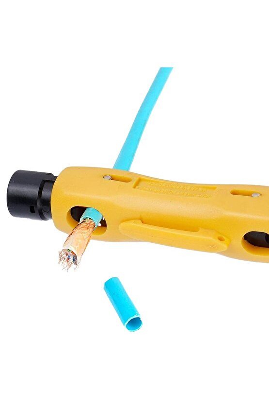 HT-323 RG59-6-7-11 Koaksiyel Ayarlanabilir Kamera Anten Cat Kablo Soyucu