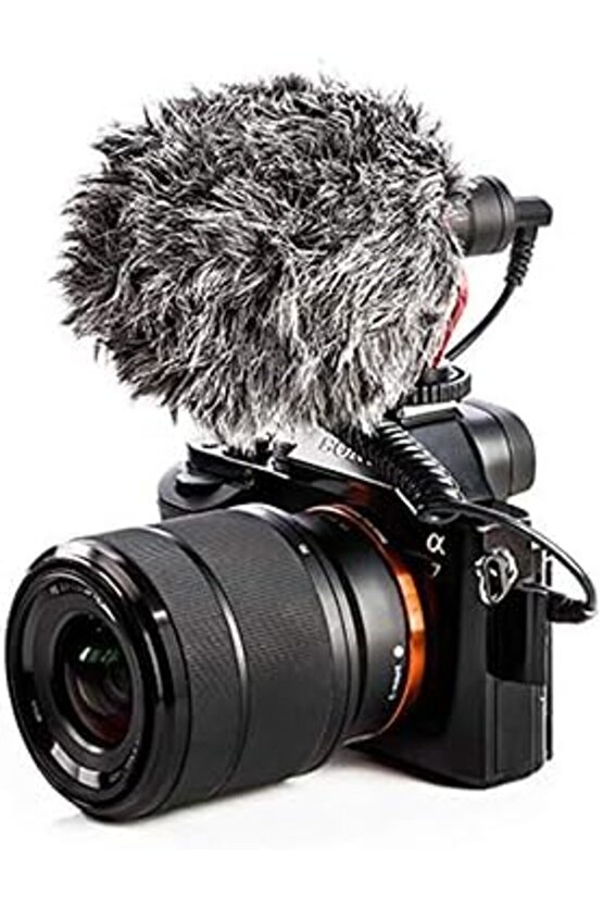 htcx By-MM1 Pilsiz Kamera Üstü Çift Mikrofon, iPhone, Android, DSLR Kamera Uyumlu shopwave 100581