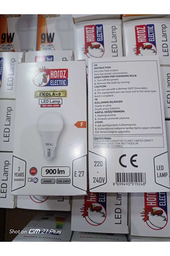 Led Ampul 9 Watt Beyaz