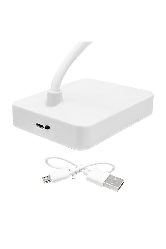 Mx-8803a Usbli Dokunmatik Düğmeli Üç Modlu Masa Lambası (4887)