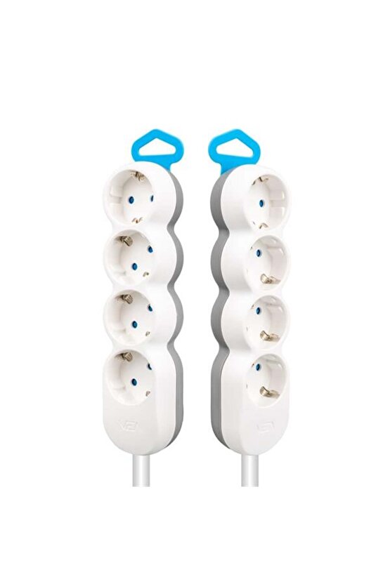 1. Kalite 1.5 Metre Uzatma Kablolu Grup Priz 4 Lü Elektrik Prizi AXE33-3F61
