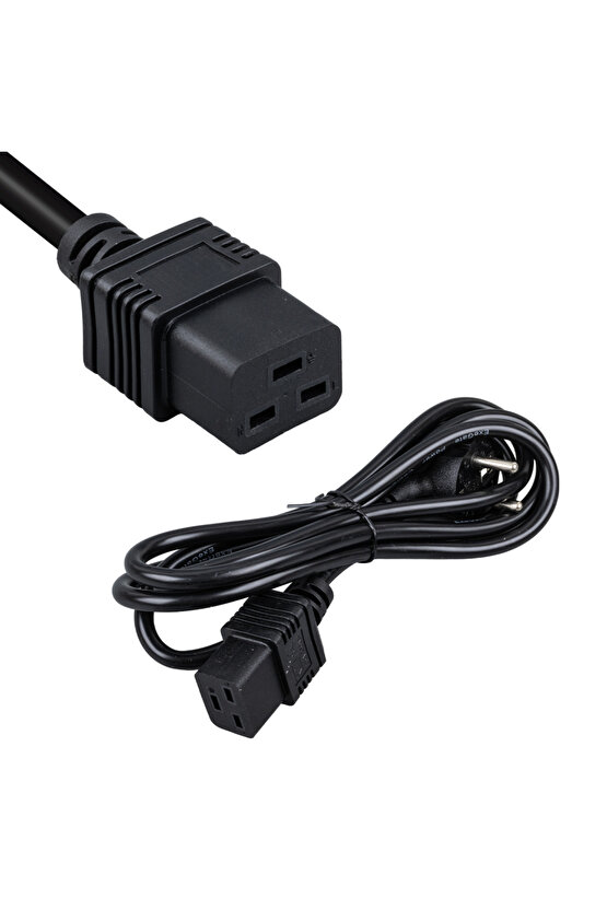 PM-7702 C20 Dikdörtgen Erkek Girişli 1.8 Metre UPS Power Kablo