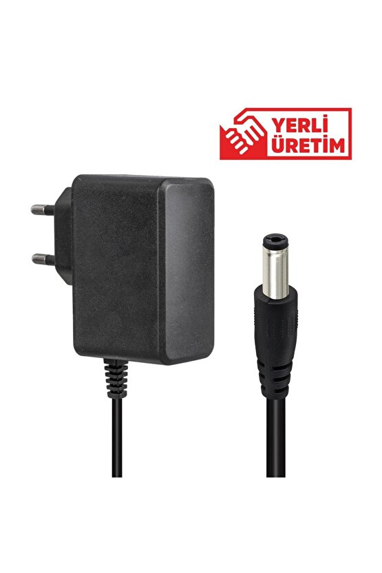 Weko 12 Volt 1 Amper 10 Watt Plastik Kasa Priz Tipi Adaptör (5.5x2.5 Uçlu)