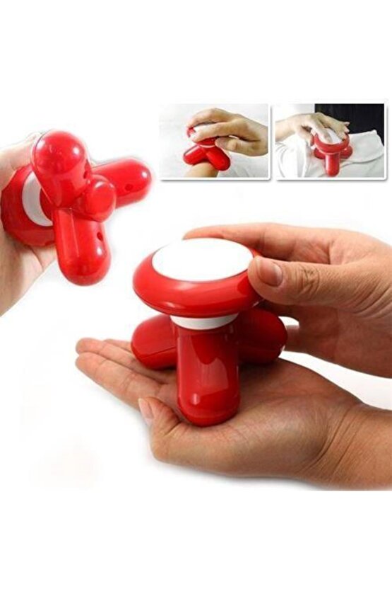 Titreşimli Mini Masaj Aleti Cihazı Boyun Ense Sırt Ağrısı Giderici Masaj Aleti Cihazı Pilli