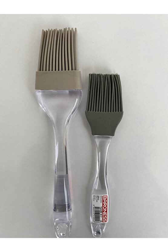 Silikon Pasta-yumurta Fırça Seti 2li