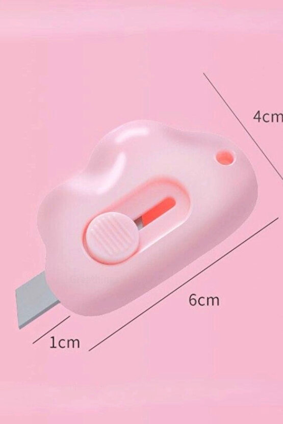 1 Adet Taşınabilir Cep Ve Çanta Mini Falçata | Sevimli Bulut Şeklinde Falçata,maket Bıçağı