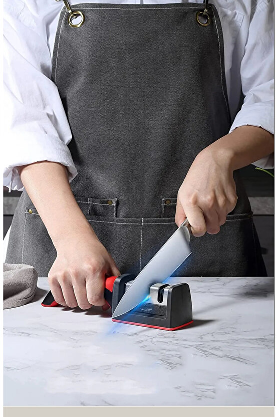 Profesyonel Bıçak Bileyici 3 Açılı El Bıçakları Satır Bileyici Ergonomik Tasarım BIÇAK BİLEYİCİ