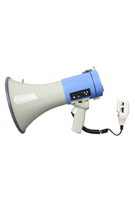 25 Watt Pazar Hastane Okul Duyuru Megafonu Yüksek Ses Siren Sesi Dahil Programlama Yüksek Pil