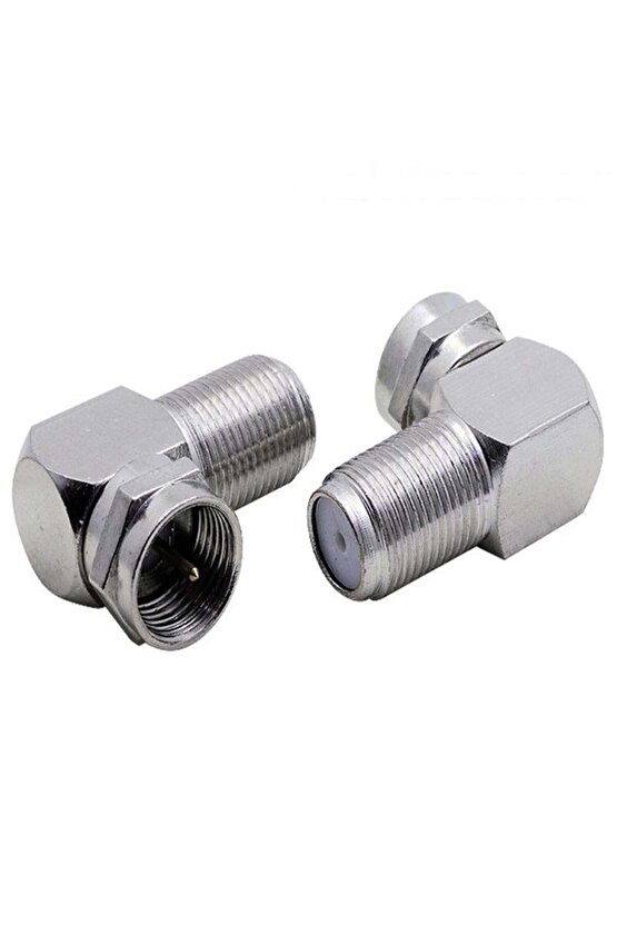 L 90 Derece F Konnektör Çevirmeli