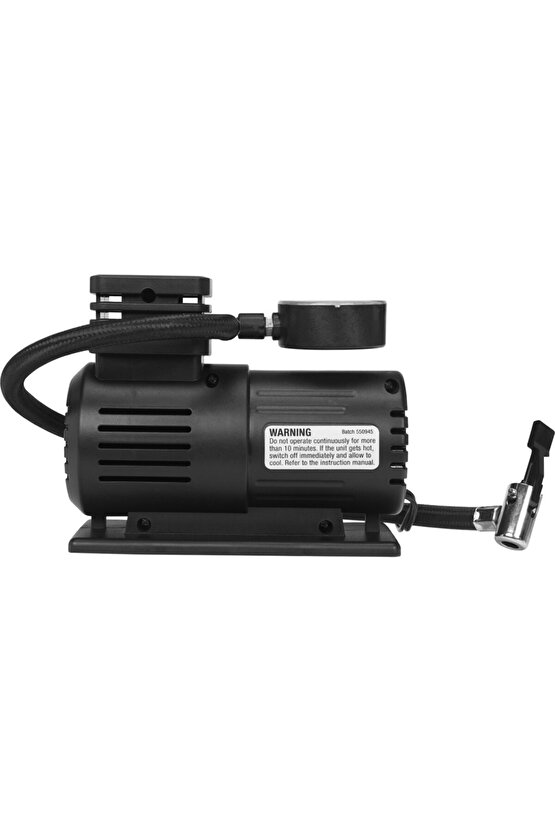 Hk201 Siyah 120W 12V Çakmaklık Girişli 150 Psi Taşınabilir Bisiklet - Araç Hava Kompresörü
