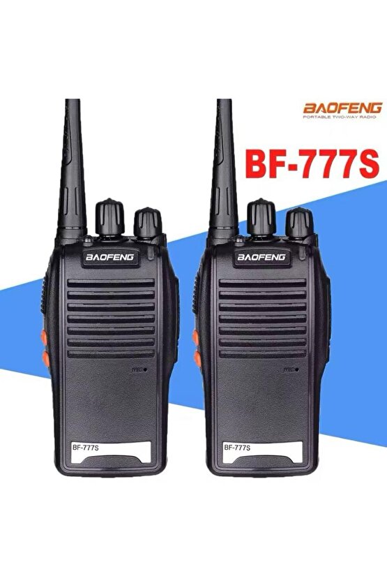 2 li SET Baofeng 777s inşaat şantiye av gezi vale vinç kafe restorant okul telsizi