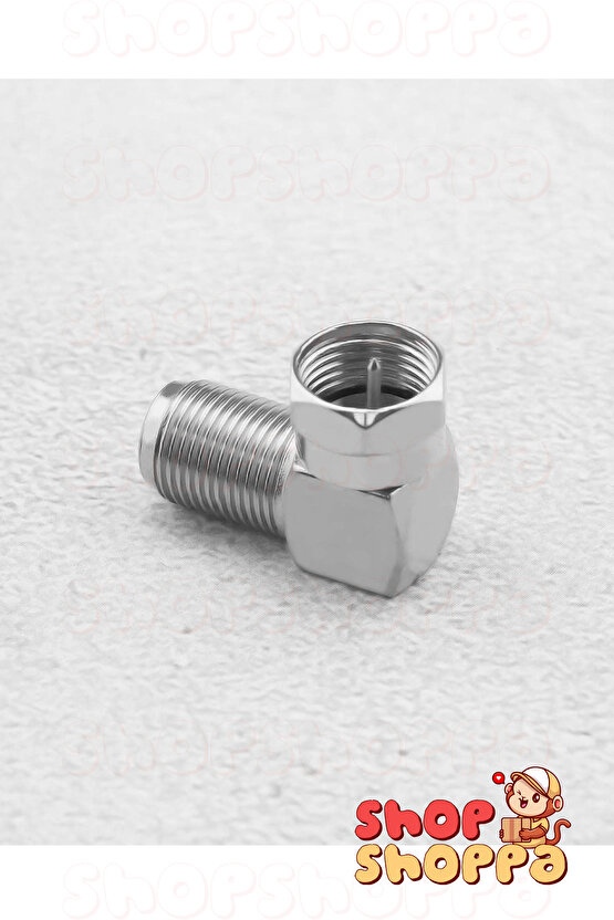 5 ADET 90 Derece F L Konnektör, Uydu Kablosu Ucu, Hızlı F konnektörden F konnektöre L adaptör