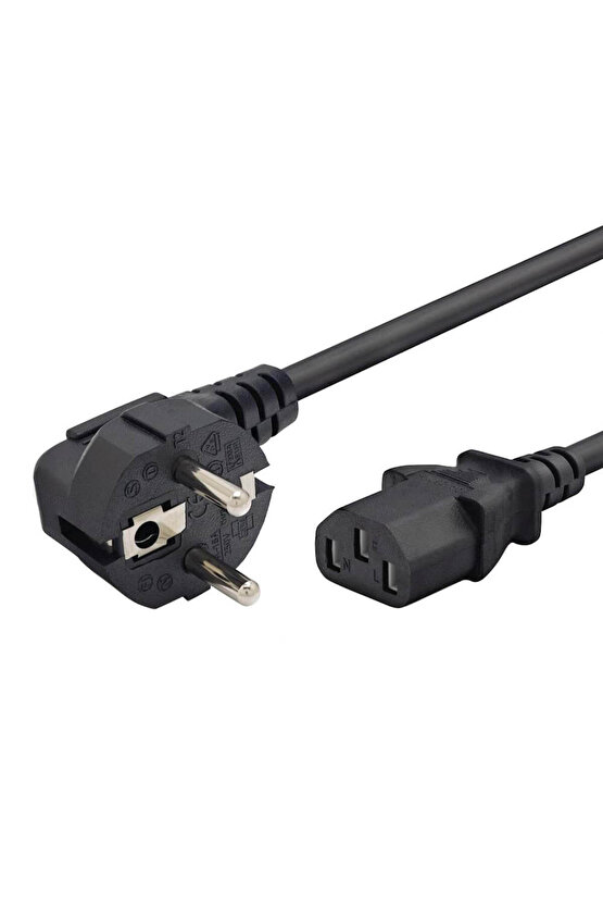 Power Güç Kablosu Bilgisayar Monitör Power Güç Kablosu 1.8 Metre