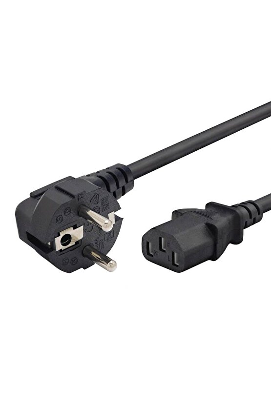Power Güç Kablosu Bilgisayar Monitör Power Güç Kablosu 1.8 Metre