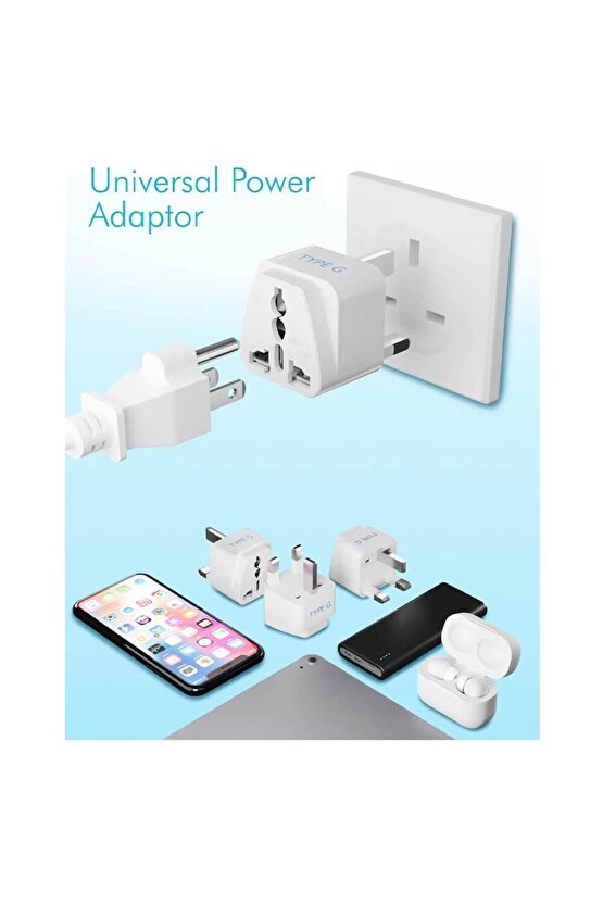 Üniversal Ingiliz Fiş Çevirici Priz Dönüştürücü Adaptör Amerika Avrupa Asya Çin Avusturalya