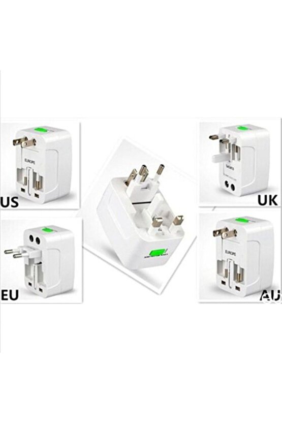 Tüm İlkelere Uyumlu Elektrik Priz Çevirici Fiş Dönüştürücü AXE44-9V3