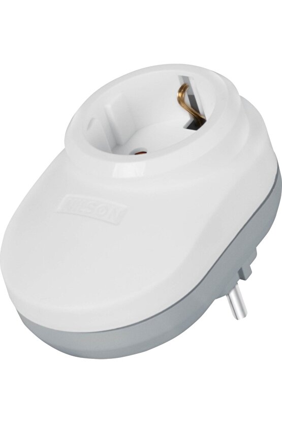 3 Adet Akım Korumalı Tekli Fiş Priz