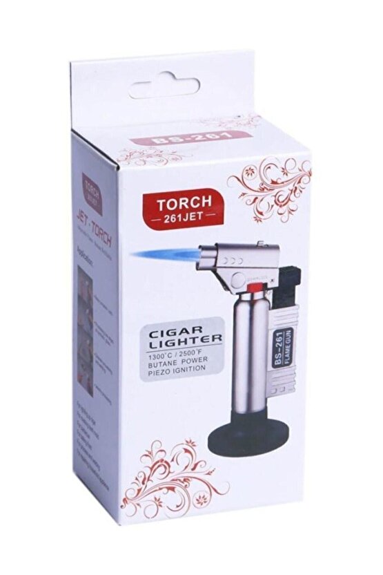 Pürmüz Çakmak Dolduralabilir Profesyonel Metal Gövde Bs-261