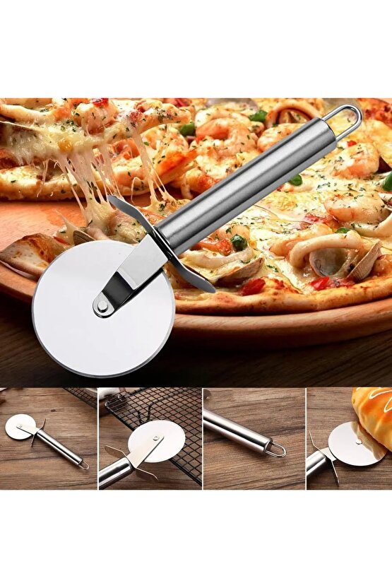 23 Cm Metal Büyük Boy Hamur Ruleti Hamur Kesme Şekillendirme Aparatı