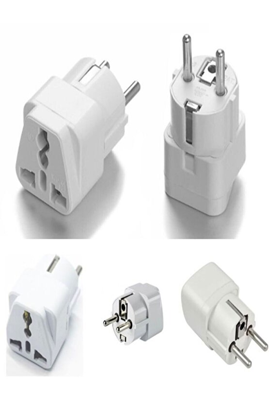 10lu Ekonomik Paket Ingiliz Fişi Çevirici 220v Fiş Priz Dönüştürücü