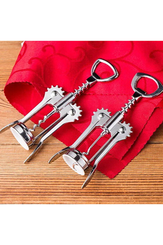 Metal Tirbüşon Türbişon Şişe Açacağı