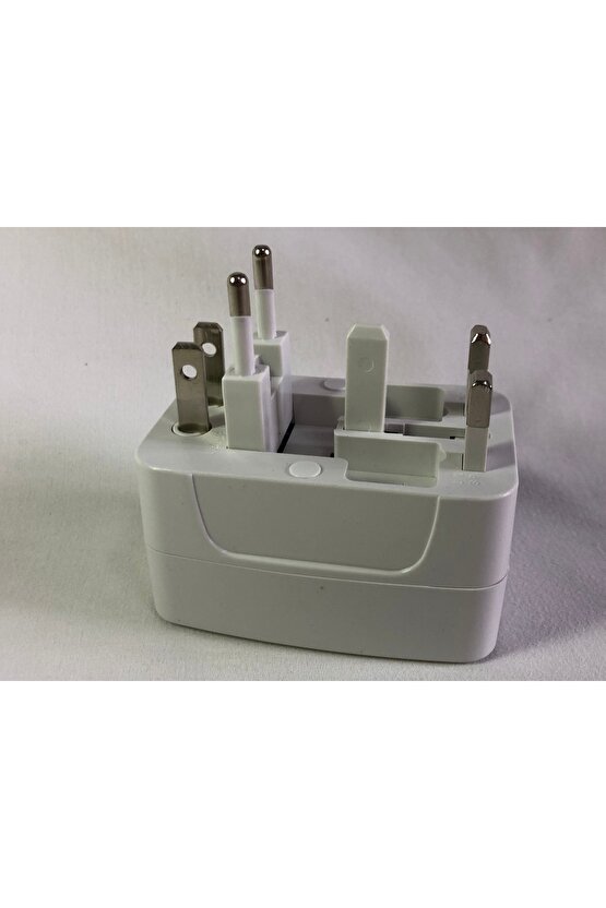 Amerika ve Avrupa Seyahat Adaptörü – Telefon ve Düzleştirici İçin Güvenli Priz