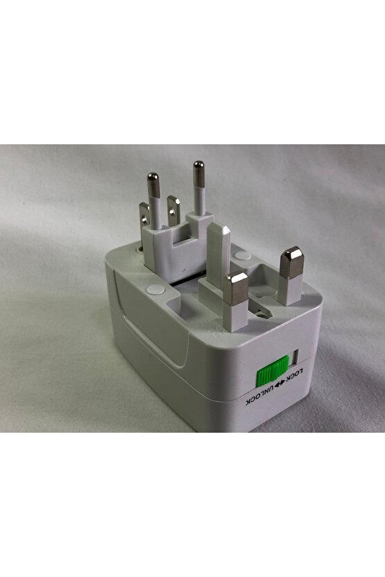 Universal Seyahat Priz Dönüştürücü – Amerika, Asya ve Avrupa İçin