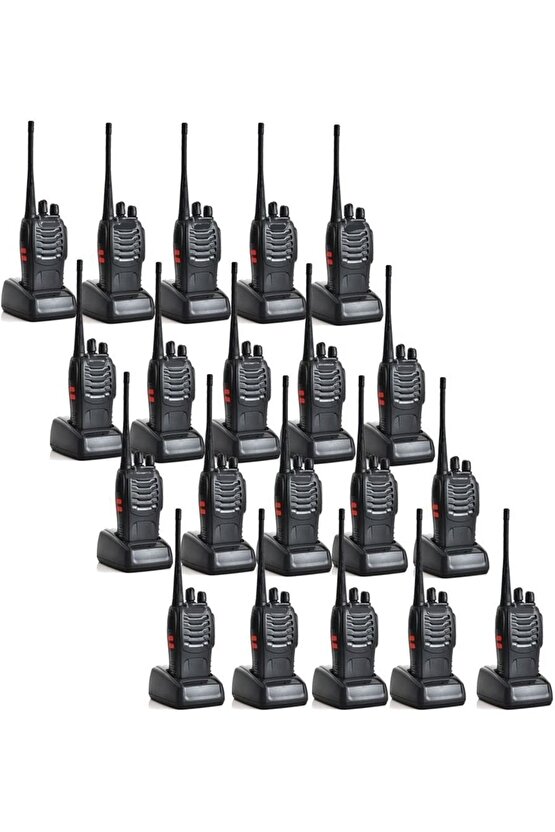 23 Adet Diş Kliniği Garson Vale Otopark Şantiye Kule Vinç Telsiz Seti Takımı El Telsizi