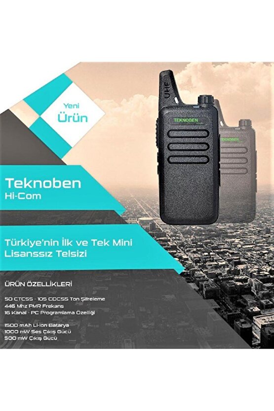 2li Teknoben Hicom Hi-com Telsiz Mars Baofeng Zastone Wln Uyumlu Türkçe