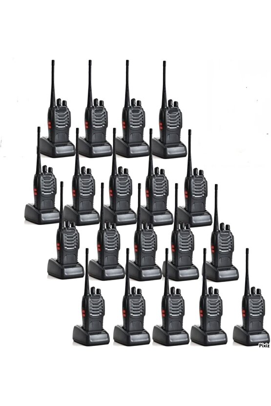 19 Adet Restoran Için Telsiz Seti Takım Programlanmış Telsiz Kulaklık Hediye